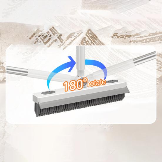 Длинная ручка для щетки для пола, вращающаяся на 360 градусов головка швабры, эргономичный дизайн