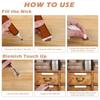 Wood Filler Furniture Repair Wood Furniture Scratch Filler Marker Furniture Scratch Repair Paste Floor Scratch Remover