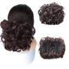 Curly Hair Chignons Hair Bun Claw Clip On Hair Wedding Retro Style