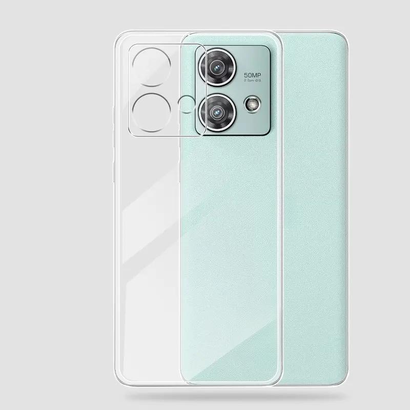 Для Motorola Moto Edge 40 Neo Pro Edge40 Edge40Neo Edge40Pro Чехол Прозрачный Силиконовый Мягкий Задняя Крышка Чехлы для Телефона Fundas Оболочки
