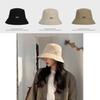 Embroidered Casual Letter Pattern Womens Bucket Hat Versatile Allseason Hat Outdoor