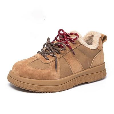 Мода 4СМ Микрофибра Замша Натуральная Кожа Вулканизированная Весна Платформа Клин Осень Вулканизированные Ботильоны До Щиколотки Массивные Кроссовки Женские