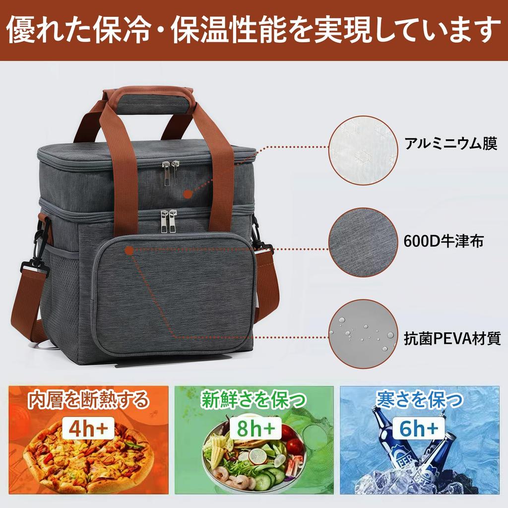 Doyime Soft Cooler Insulated Cooler Bag for Large Abrasion Cold and Heat Can be Carried by Hand or Over the Perfect for Cherry Blossom Bag,