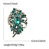 African Atmospheric Alloy Large Glass Brooch Delicate High-End Women'S Cardigan Shawl Brooch Ornament Pin