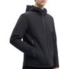Fila Solid Color Hooded Casual Knit Jacket Men Jackets Black F11M342501F-BK