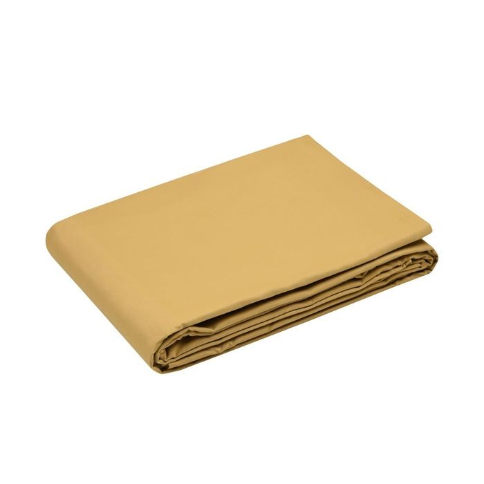 Housse de couette - Elysée - Percale de coton - 240x220 cm - Jaune moutarde