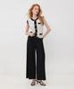 PLEATSMOOD Flow Pleats Wide Elastic Pants