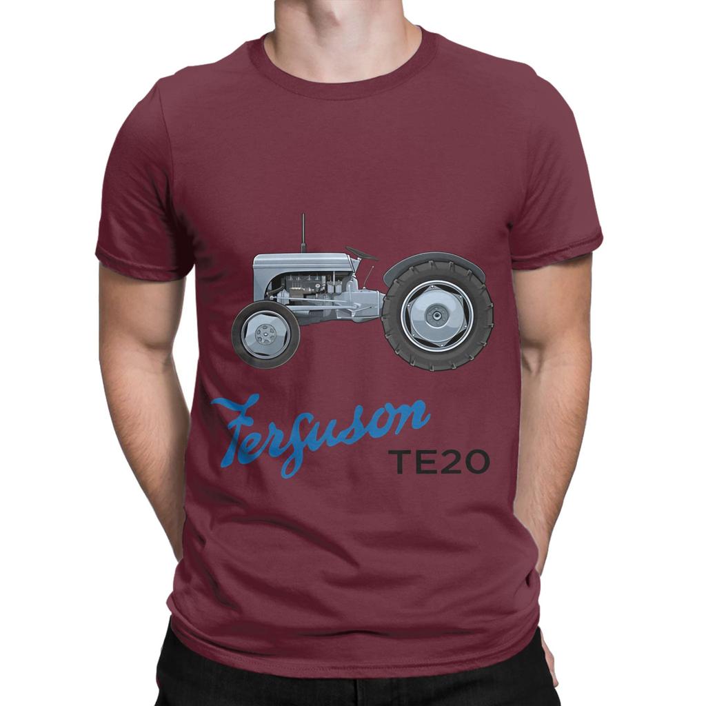 Ferguson TE20 vintage tractor Funny Graphic 100 Cotton TShirt Massey Ferguson Tees Tops For Unisex