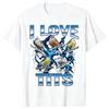 Funny Bird Meme I Love Tits Birdwatching Retro Tshirts Unisex Print Tshirt Loose Oversized Streetwear Hip Hop Unisex T Shirt