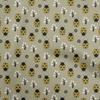 Cotton Poplin Dusty Green Fabric Bird Ladybird  Fabric For Sewing Printed Craft Fabric By The Yard 42 Inch