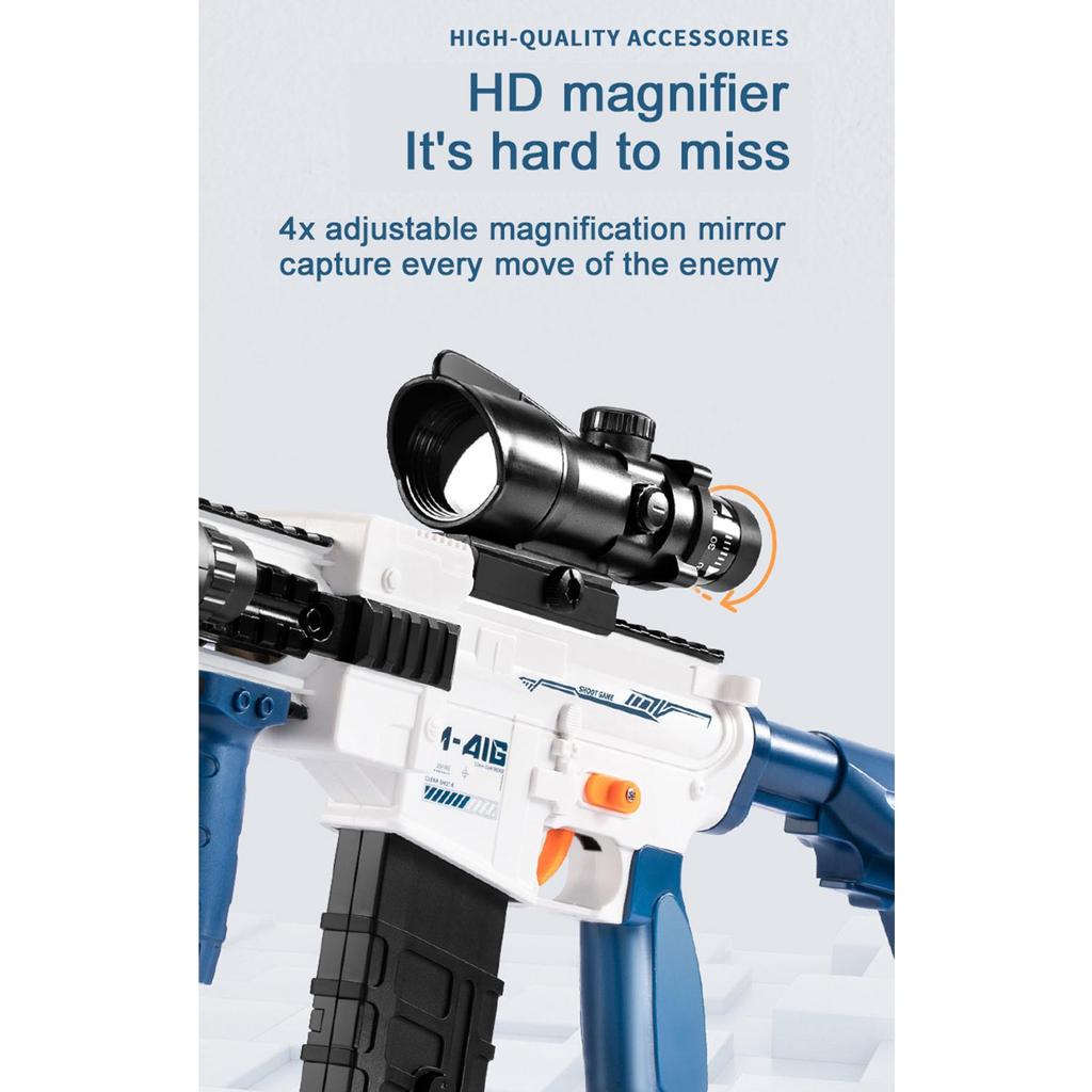 Детский игрушечный пистолет Мягкая пуля М416