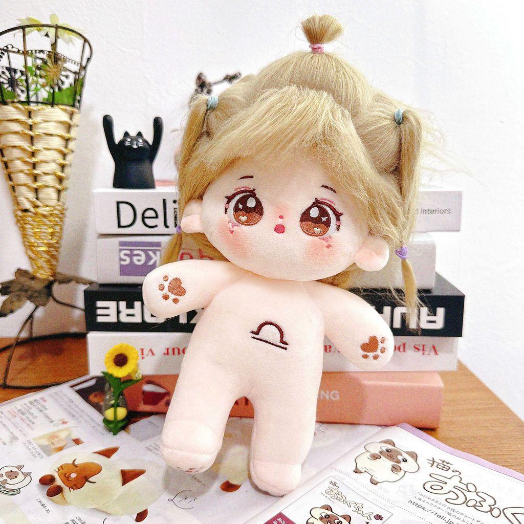 Cotton Stuffed Doll With Removable Clothes For Kids And Adults Collectible Plush Toy Gift