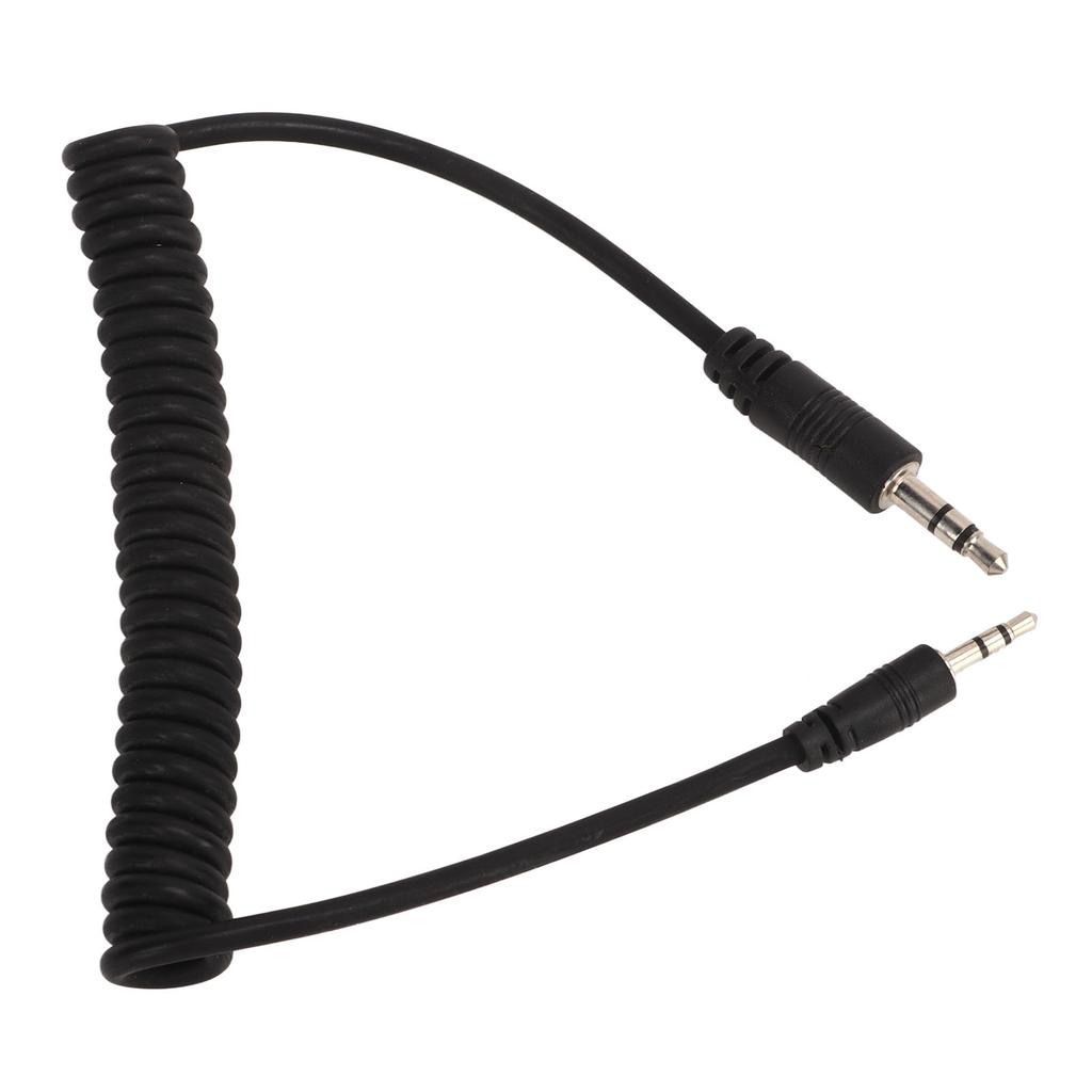 Кабель-пружинка 3,5 мм для камеры CB2, шнур для подключения пульта дистанционного управления затвором, спусковой кабель, 1 метр