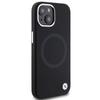 Bmw Signature Liquid Silicone Magsafe Case For Iphone 15 Plus - Black