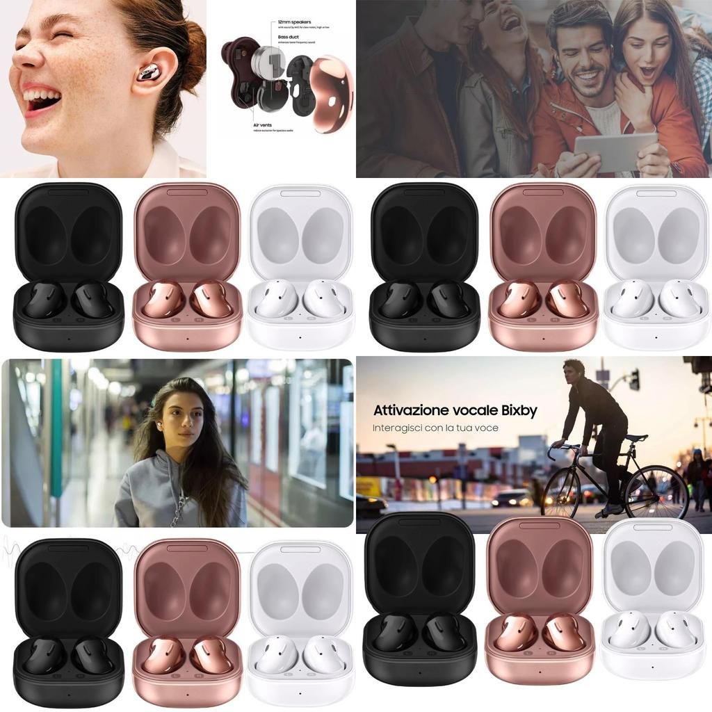 Премиальные TWS-наушники Galaxy Buds Live с Bluetooth 5.0 и беспроводной зарядкой R180