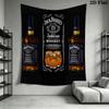 Jack Daniel'S Звезды Полосы Гобелен Настенный Фон Ткань Декор Стены Атмосферная Фон Ткань Мягкий