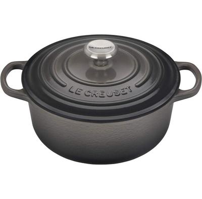 Жаровня Le Creuset Signature круглая 20 см кремень 2,4 л (21177204442430)