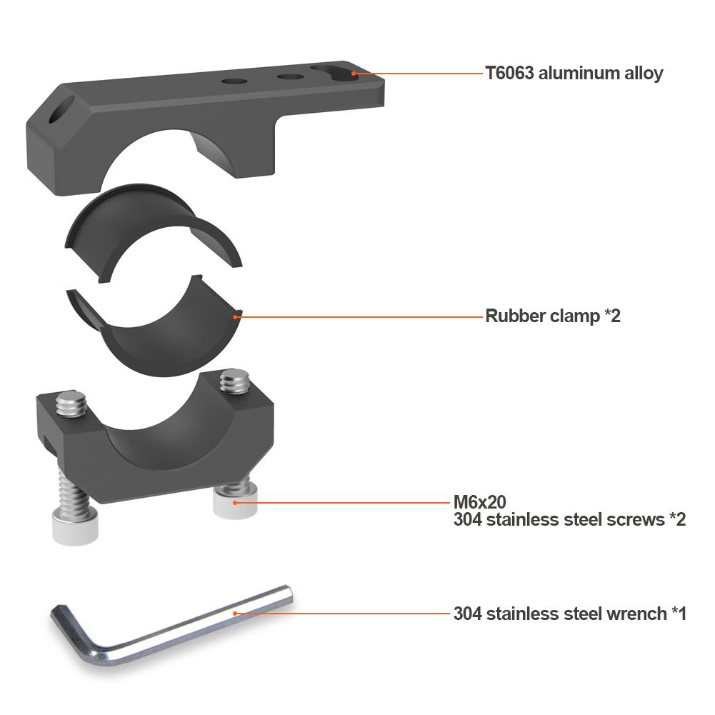 Новейшие кронштейны для светодиодных фар мотоцикла, зажимы для труб, комплект для крепления фар мотоцикла, крепление для противотуманных фар, аксессуары для мото
