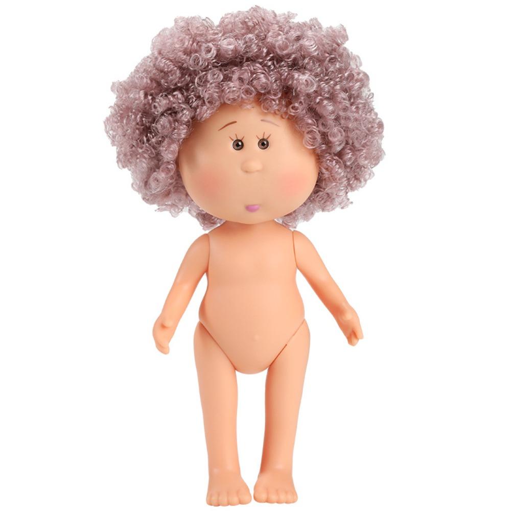 Темная Кожа 24см Боб Глаз Виниловая Кукла Кудрявые Волосы Фигурка Тело Mia Картофельные Куклы DIY Игрушки