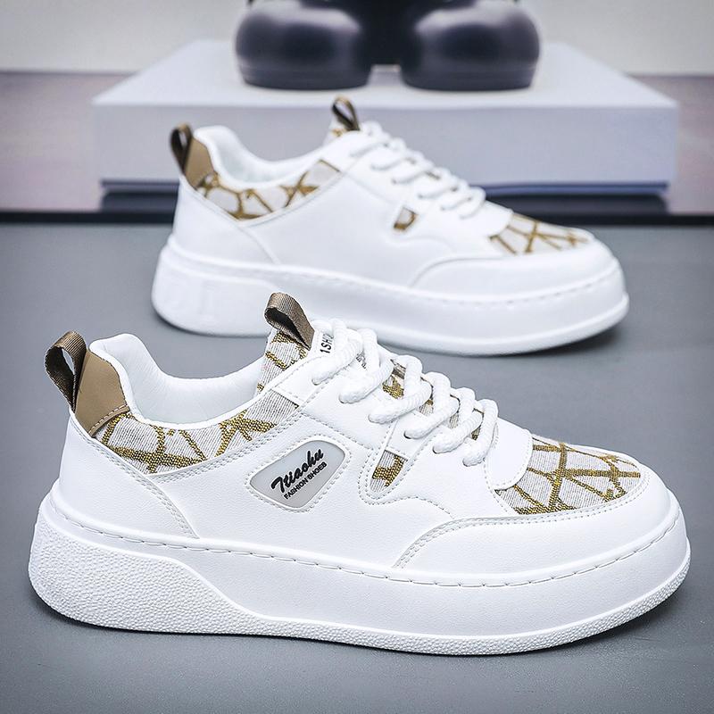 Массивные кроссовки размера плюс 45 для мужчин, модные повседневные туфли из микрофибры, кожи и сетки, дышащие, на увеличенной платформе