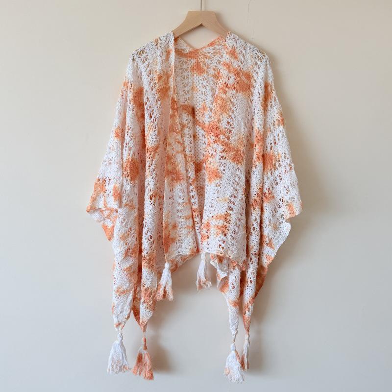 2025 Летний кардиган в этническом стиле - Женский легкий шаль для офиса и путешествий