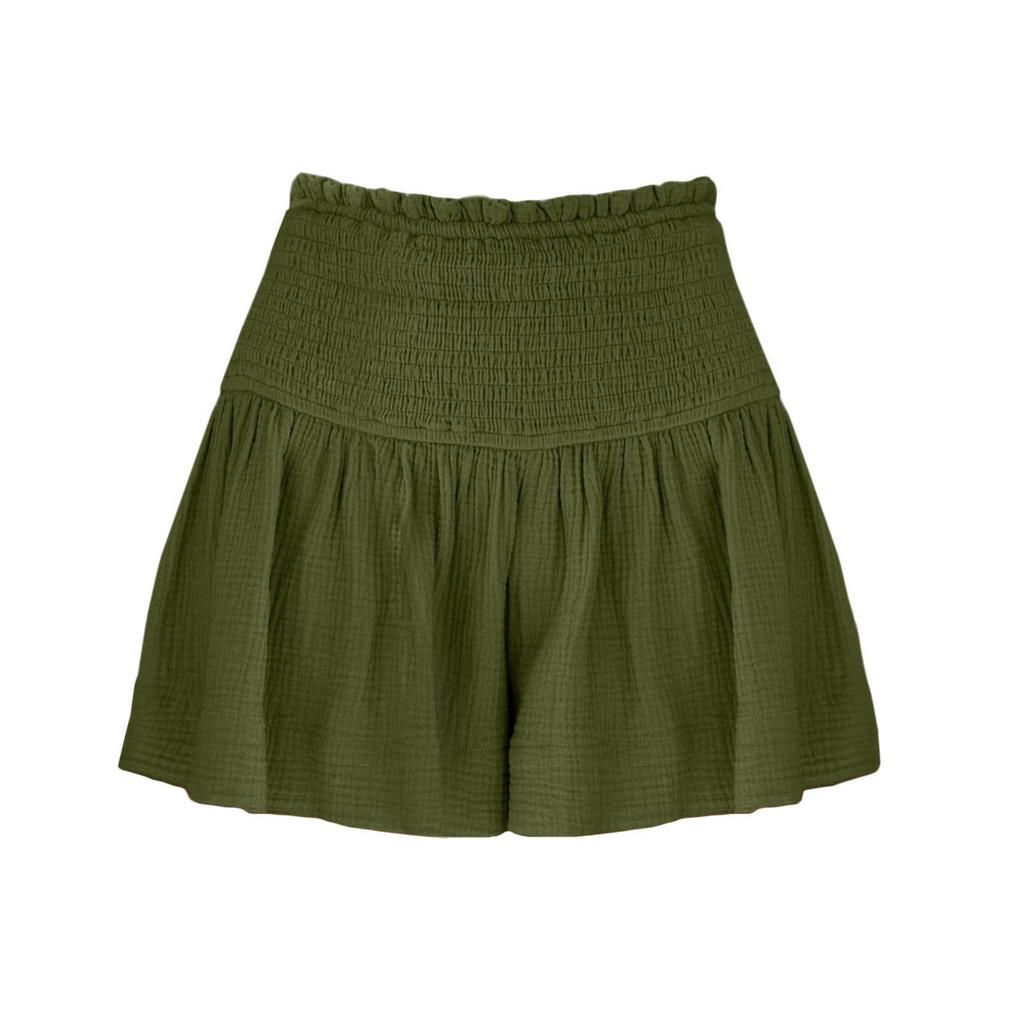 Женские повседневные большие однотонные дышащие модные широкие шорты