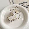 Bulldog Puppy Hair Clip Corgi Dog Animal Dog Hair Claw Cute   Female