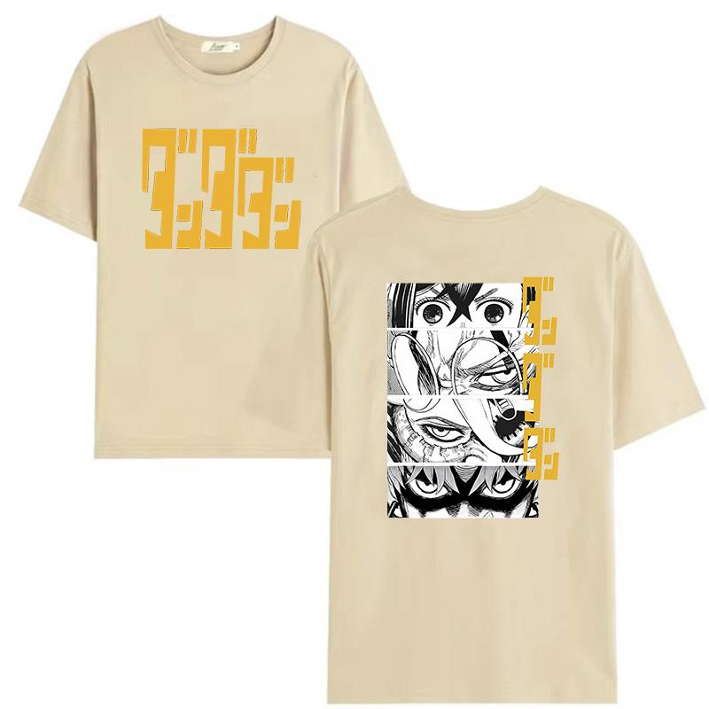 Dandadan Okarun хлопковая футболка унисекс женская дышащая классическая университетская футболка 2000-х годов корейская одежда эстетика хип-хоп