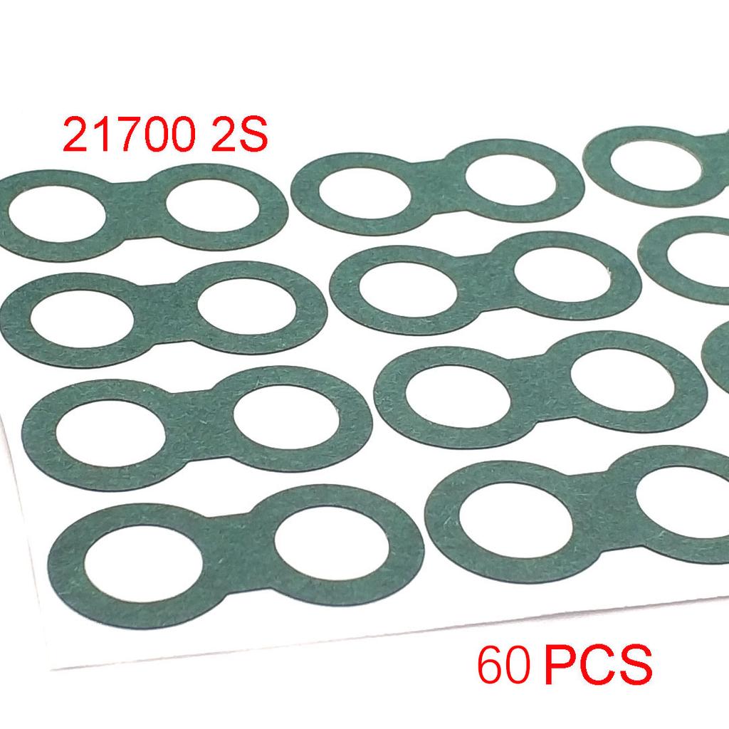 1S-6S 18650 21700 Li-ion Battery Insulation Gasket Barley Paper Battery Pack Cell Insulating Glue Patch Electrode Insulated Pads