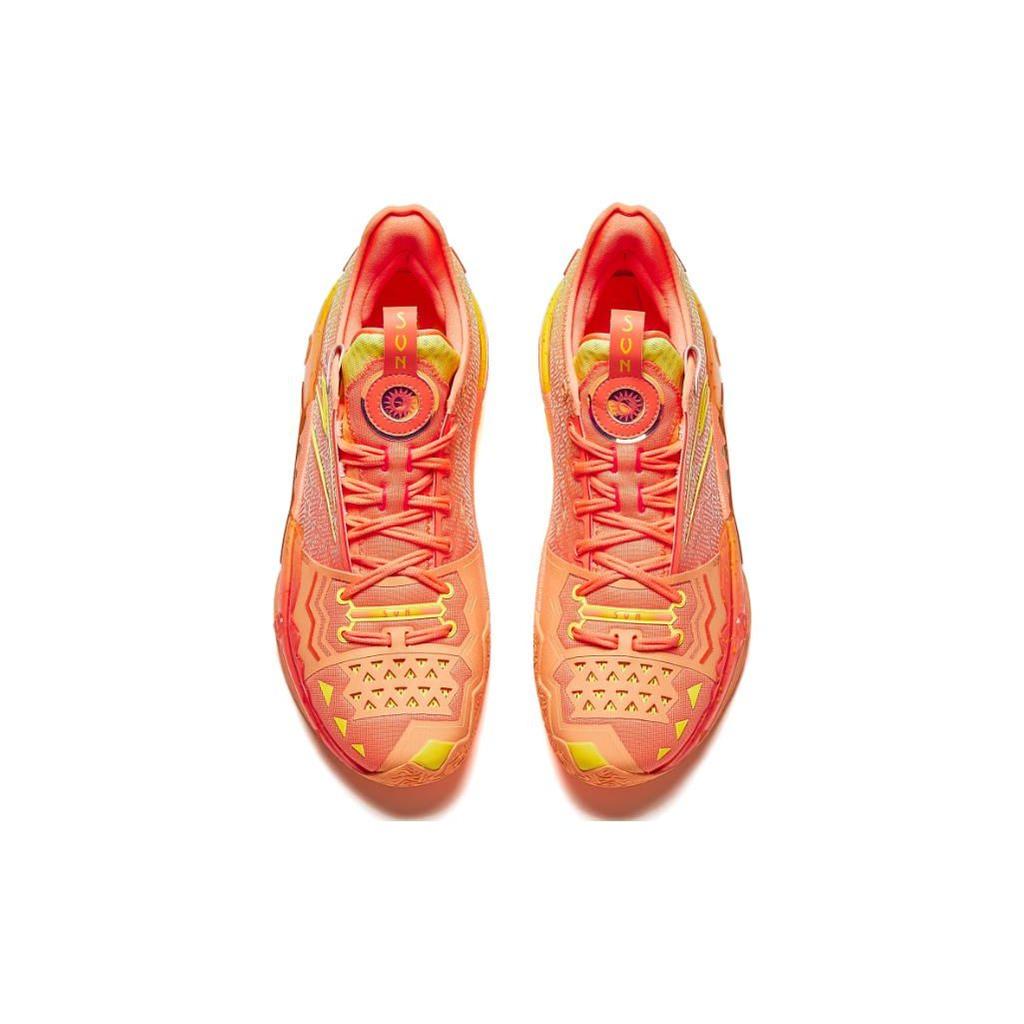Kyrie Irving x Anta Shock Wave 5 Pro Sun Мужские кроссовки Оранжевый Флуоресцентный-Мандариновый Флуоресцентный-Светло-оранжевый 112411111S-2