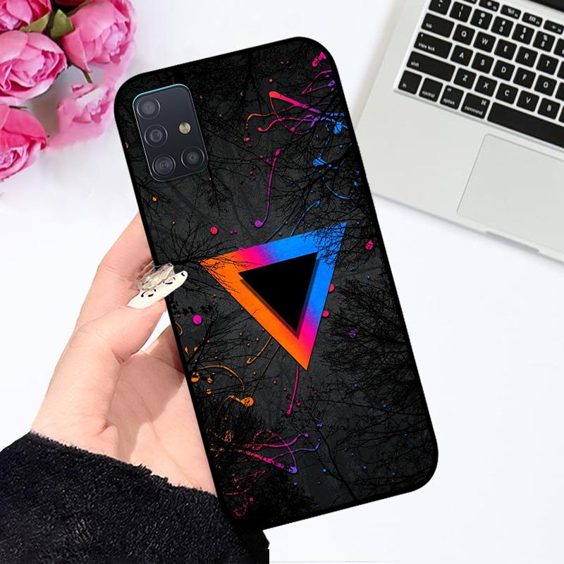 Для Samsung Galaxy A71 4G 5G Чехол Galaxy A70 Силиконовый ТПУ Матовый Чехол для Телефона Для Samsung A Quantum Fundas SM-A716N Чехол Бампер
