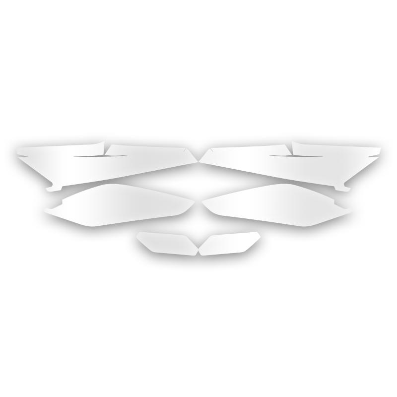 For YAMAHA XMAX300 2023 Motorcycle Headlight & Taillight Protection Film Transparent TPU Material