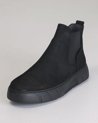Ботинки Челси Bravelli 17621 40 черные нубук