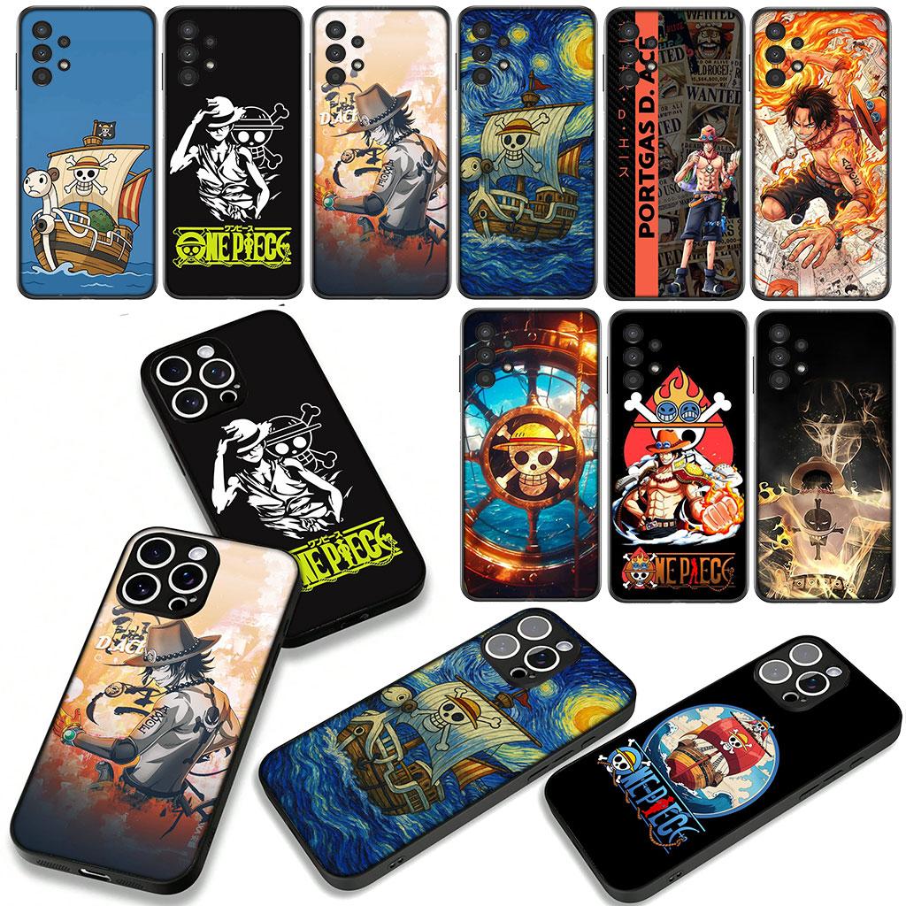 Cover for Apple iPhone 16 15 14 Plus 13 12 Mini 17 Pro Max + ProMax 16E Air Phone Case Going Merry One Pieces Luffy Ace
