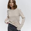 Новая полосатая футболка с длинным рукавом 2026, базовая футболка slim-fit с круглым вырезом для женщин, повседневная футболка