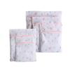 TAMA KOUGEI Laundry Net Set, Square, 5 Pieces, L: 60*50cm*1, M: 50*40cm*2, S: 40*30cm*2, Fluorescent-Free, Antibacterial, Fine Mesh, Durable, Suitable