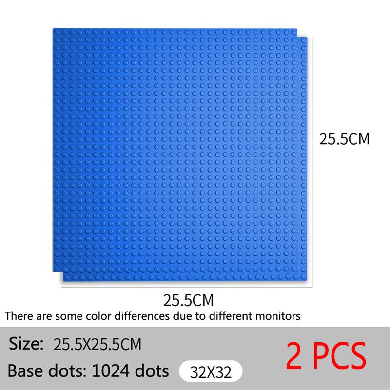 2 шт. классические опорные плиты 32x32 16x32 точек опорная пластина MOC блоки пластиковые строительные кирпичи в сборе совместимые бренды City Friends