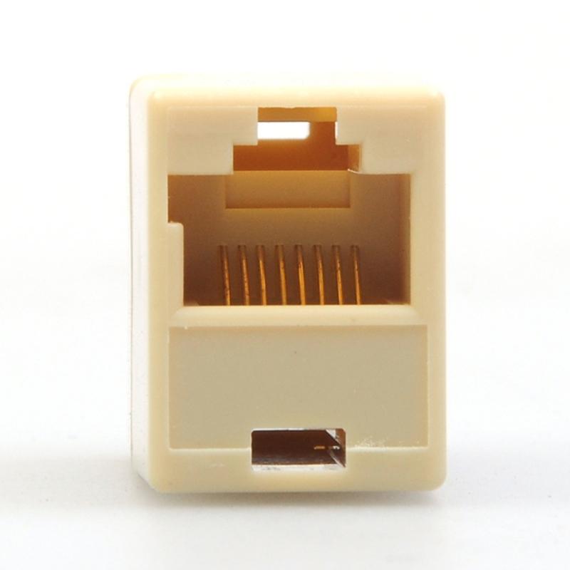 10 шт. Разъем-муфта RJ45 CAT5 Соединитель Штекерный Разъем Сетевой Кабель LAN Удлинитель Адаптер Интернет-разъем