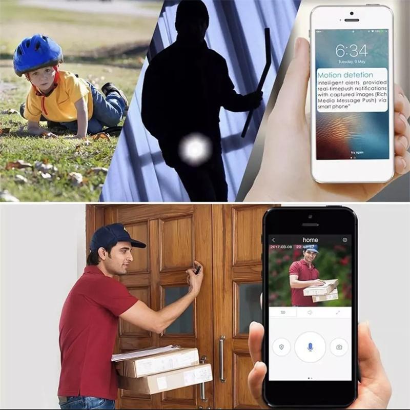 Новый! 1080p Hd IP мини-камера дистанционного управления ночного видения обнаружения движения видео наблюдения