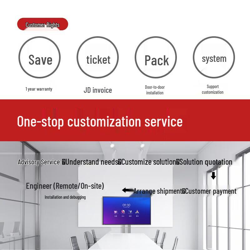 Runpu Professional Wired Audio Conference System Host (CN version)