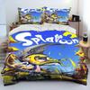 3D Печать S-Splatoon Мультяшный Комплект Постельного Белья Печатный Комплект С Наволочкой Покрывало на Одеяло Мягкое Размер Queen King Постельное Белье Дом