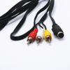 Видеокабель Inspur Universal Set-top Box: 9-контактный кабель S-Video к 3 RCA AV-кабелю