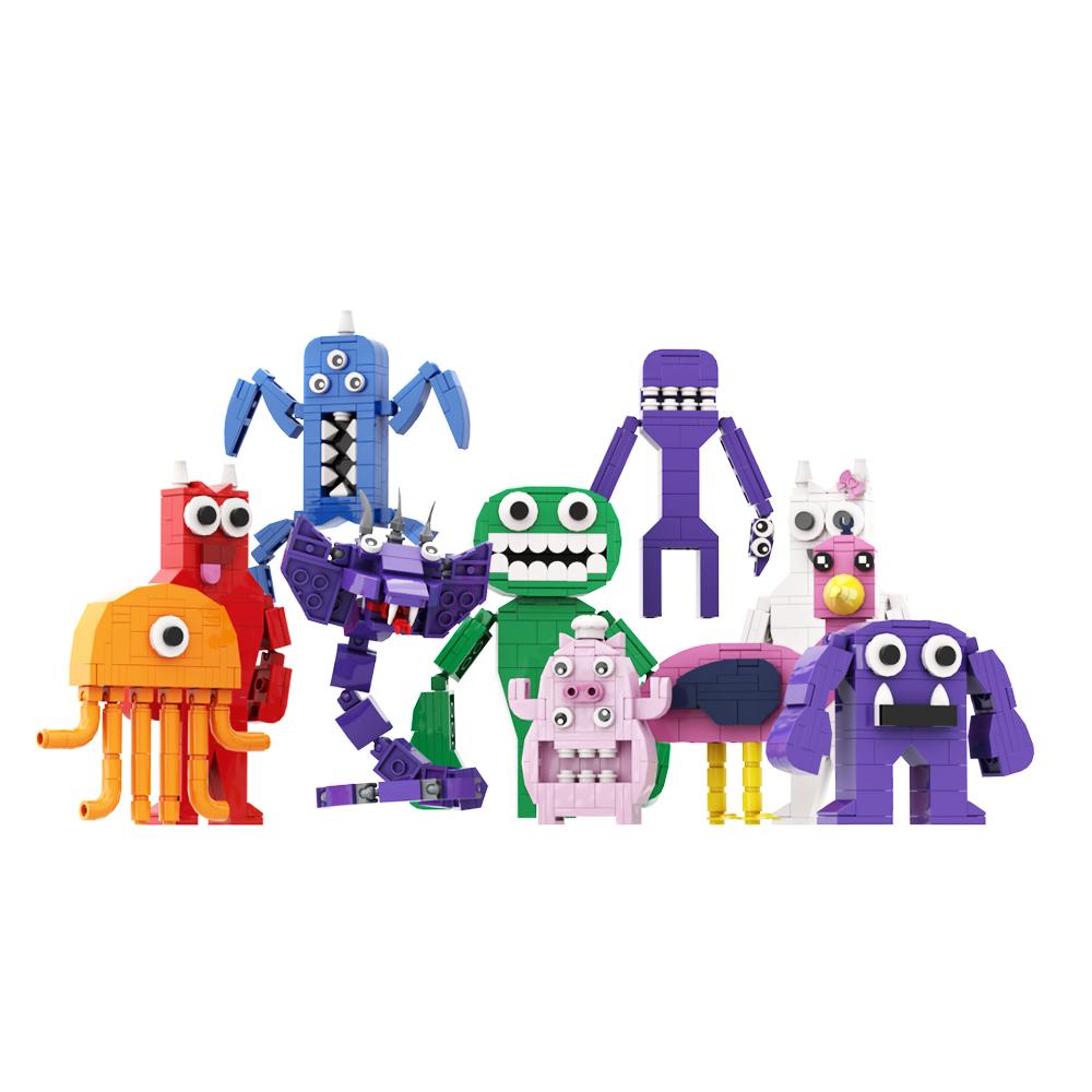Gobricks MOC Сад БанБан Все Персонажи Набор Фигурок Строительные Блоки Образовательные Игрушки Ужастик Jumbo Josh Кирпичики Подарок для Детей