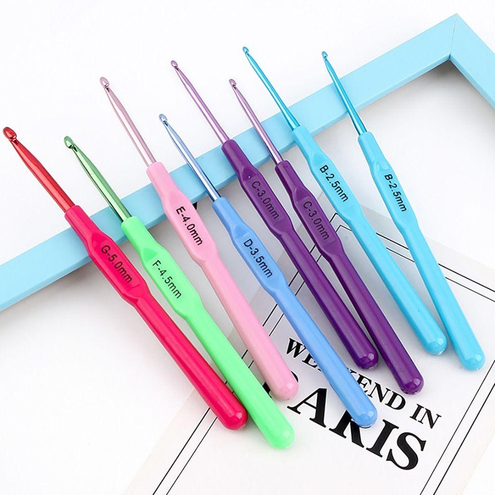 Алюминиевые спицы для вязания своими руками, длинные, разных размеров, крючки для вязания, инструмент для плетения, швейные аксессуары DIY