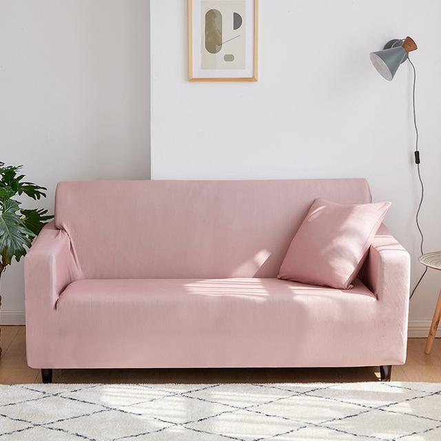 Однотонный эластичный чехол для дивана, универсальный секционный чехол, эластичный чехол для дивана для гостиной, чехол для дивана