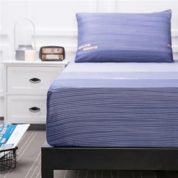Bedding Fitted Sheet Bed Mattress Cover Printing Mattress Pad Protector Printed Bed Sheet with Elastic 140/160/180/200cm