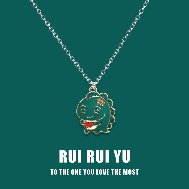 RUI RUI YU Little Monster ожерелье кулон для женщин мужчин подруга пара любовник ювелирные изделия подарок