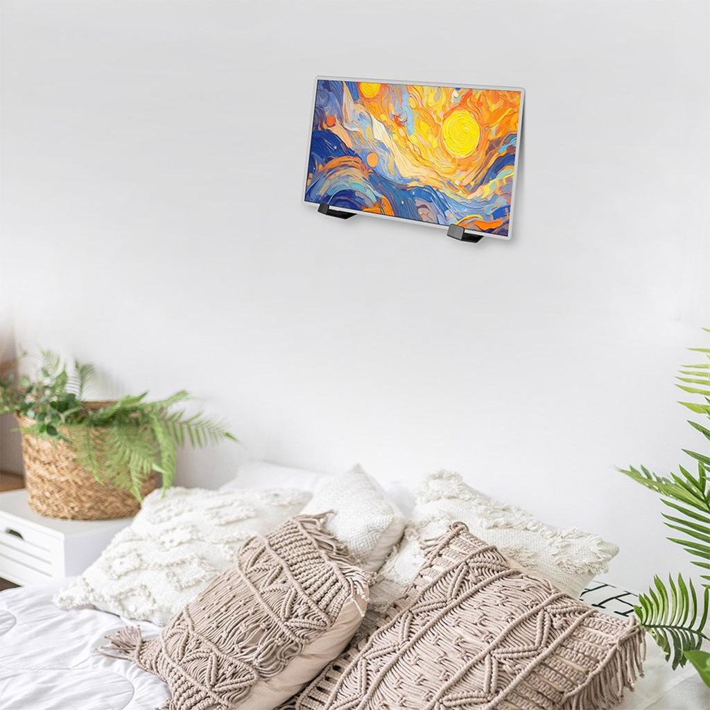 Универсальный настенный держатель для клавиатуры, планшетов, дисплей, стойка для хранения, наклеивание или установка на винтах, прочное крепление