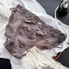 Женские Весенние Летние Сексуальные Сатиновые Сетчатые Набедренные Петли Высокий Разрез Трусики