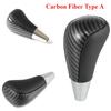 Carbon Fiber Look PU Leather Car Automatic Gear Shift Knob Fit for Toyota Camry/ Corolla/ 4Runner